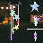 Monzell Plastic Astrology & Stars Wind Chime