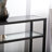 Swanage 50.25'' Glass Top Console Table