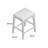 Arasch Wood Backless Counter Height Stool-1874321144