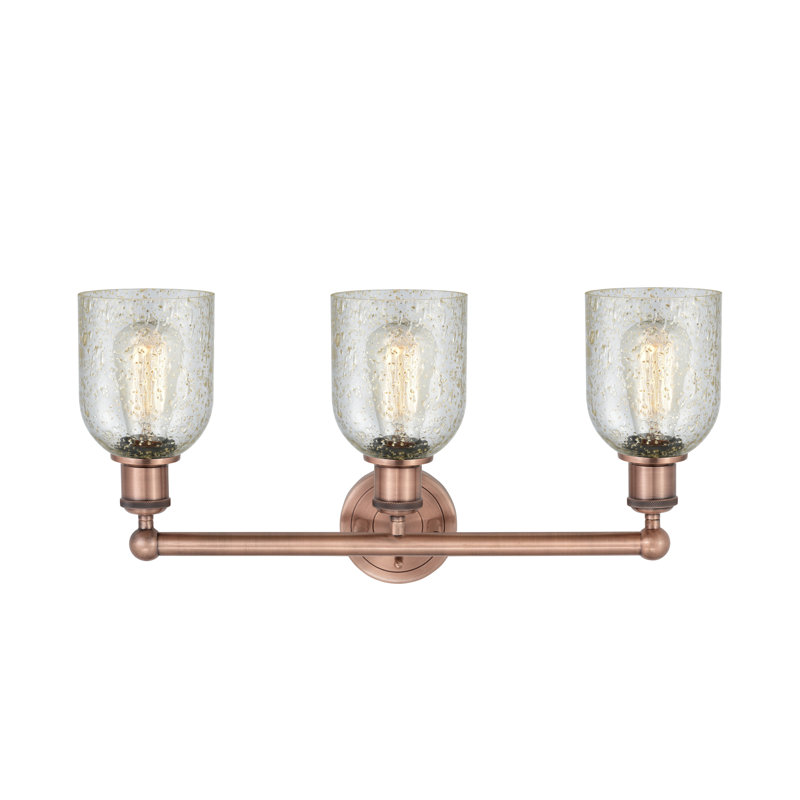Reiko 3 - Light Dimmable Vanity Light, Mica, Antique Copper
