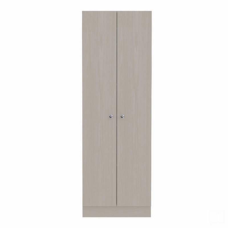 Rectangle 2-Door Storage Tall Cabinet, Oak