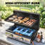 Outsunny 2 - Burner Countertop, Portable 21000 BTU BTU Gas Grill