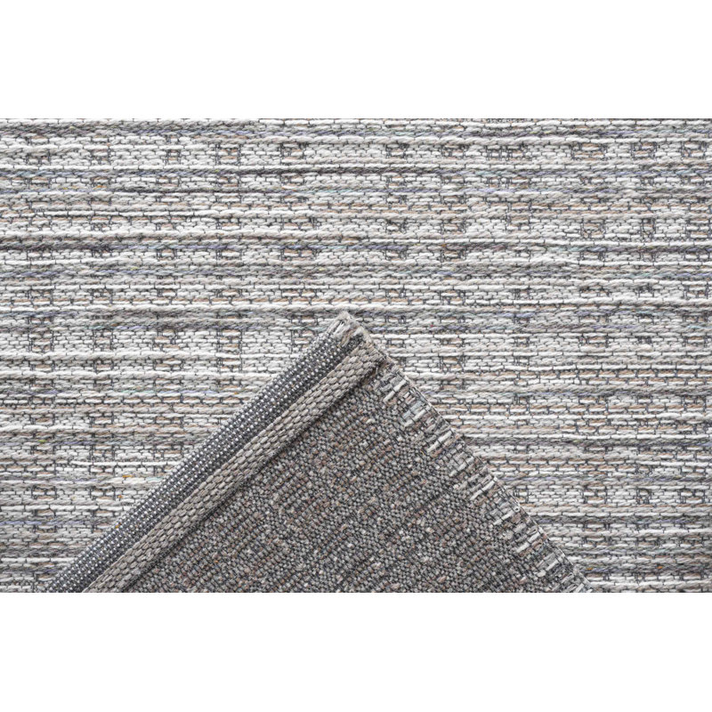 Erda Striped Cream Area Rug, Rectangle 200 x 290cm