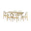 Extendable Solid Wood Base Dining Table-355644512-355644519