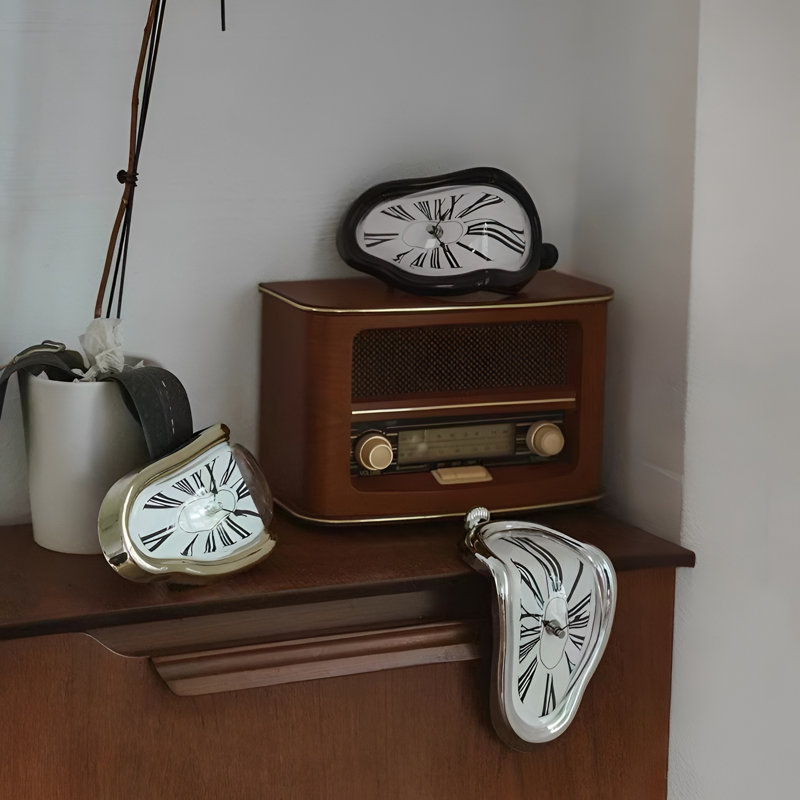 Horloge de table Salvador, Noir