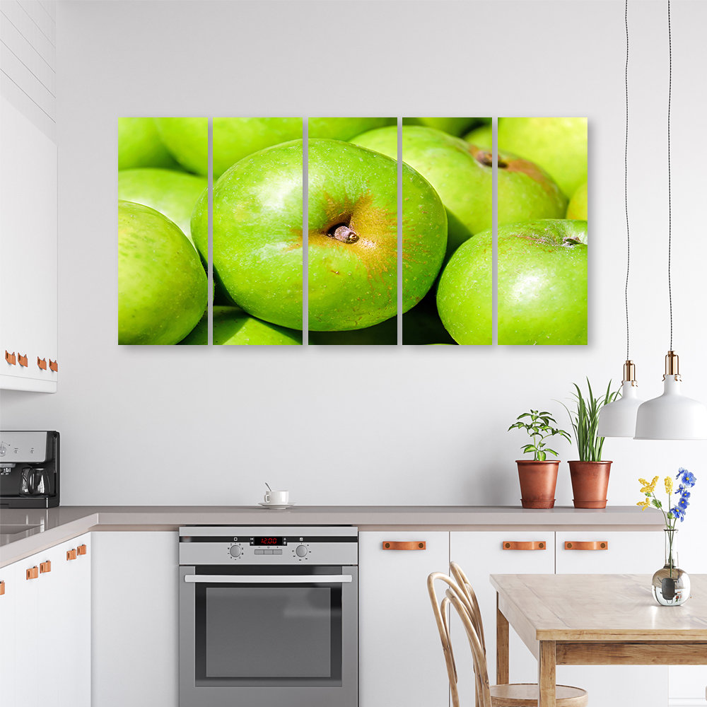 Leinwandbild Apples Green