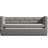 Twin Daybed With Trundle, Upholstered In Gray Comfort Padding Back Size Back, Construction