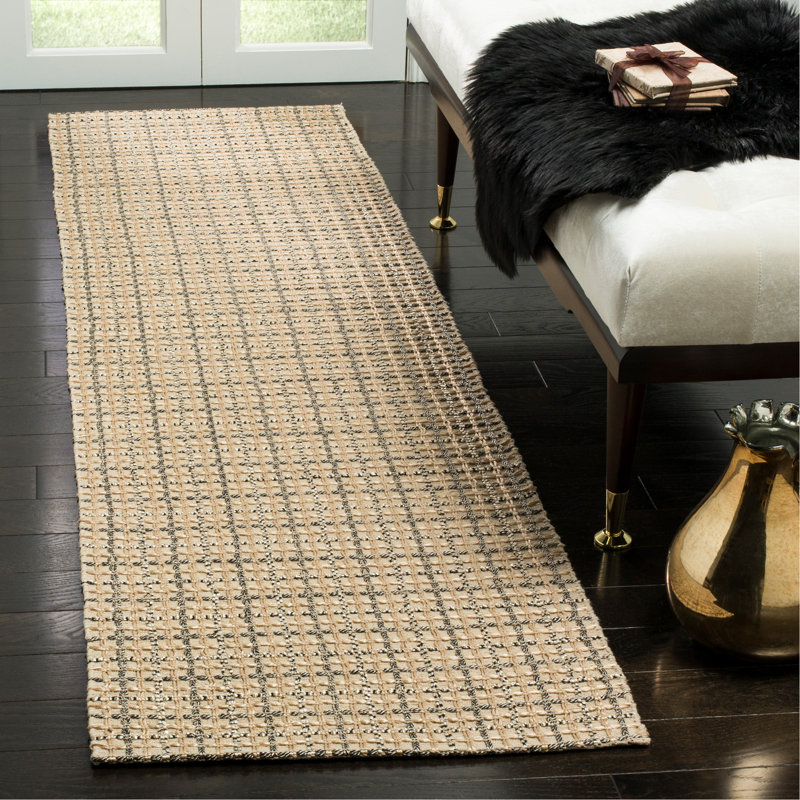 Adelmar Hand Woven Performance Geometric Rug, Runner 2' x 8'