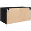Wall Cabinet Wall-mounted Engineered wood Storage Cabinet Modern Shelving