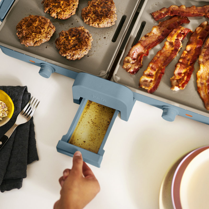 Bella Fold & Store Dual Temp Griddle, Surf