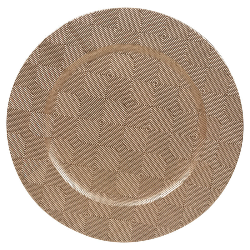 Aedin Plastic / Acrylic Charger, Gold