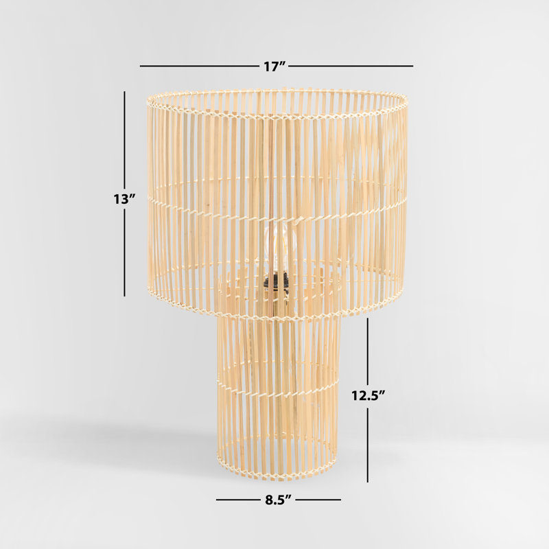 Uguna Wicker/Rattan Table Lamp, Natural