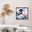 Plage et bord de mer japonais Kanagawa Wave VI, reproduction d'art non encadrée-244251662