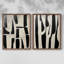 ABSTRACT Series DCXCII - Reproduction encadrée de qualité supérieure - prête à être accrochée - aucun clou requis - aucun clou requis-108030027-108030032
