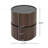High-Grade Double-Layer Storage Round Side Table-1039835438