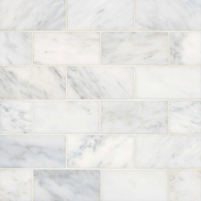 Ferrara 3" x 6" Honed Marble Tile