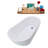 59.1'' x 28.3'' Freestanding Soaking Acrylic Bathtub-66366123