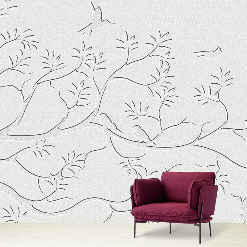 Peel & Stick Floral Border, 100" L x 144" W