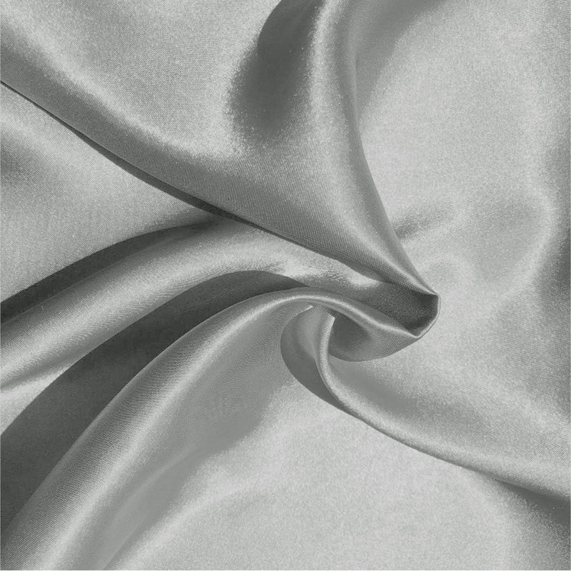 Filey Satin Pillowcase - Set of 2, Grey