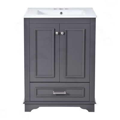 Bathroom Vanity with Ceramic Sink Combo