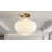 Collina Glass Semi Flush Mount-66203356