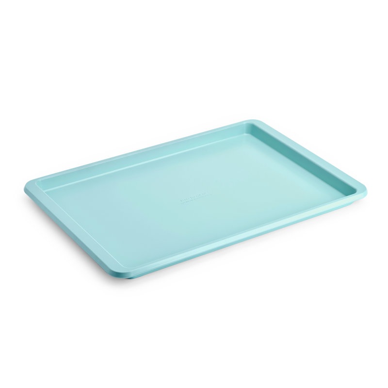 Mineral Water Blue Nonstick Aluminized Steel Cookie Sheet