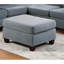 Repose-pieds de salon en tissu 1pc