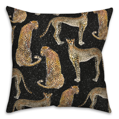 Animal Print Outdoor Reversible Throw Pillow