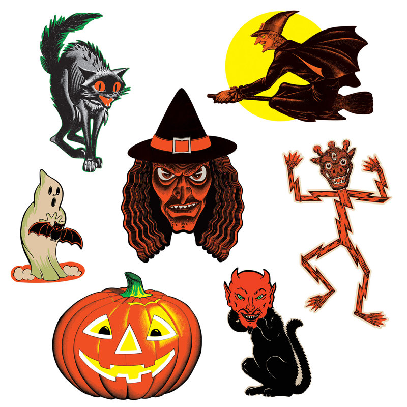 Découpes rétro classiques d'Halloween