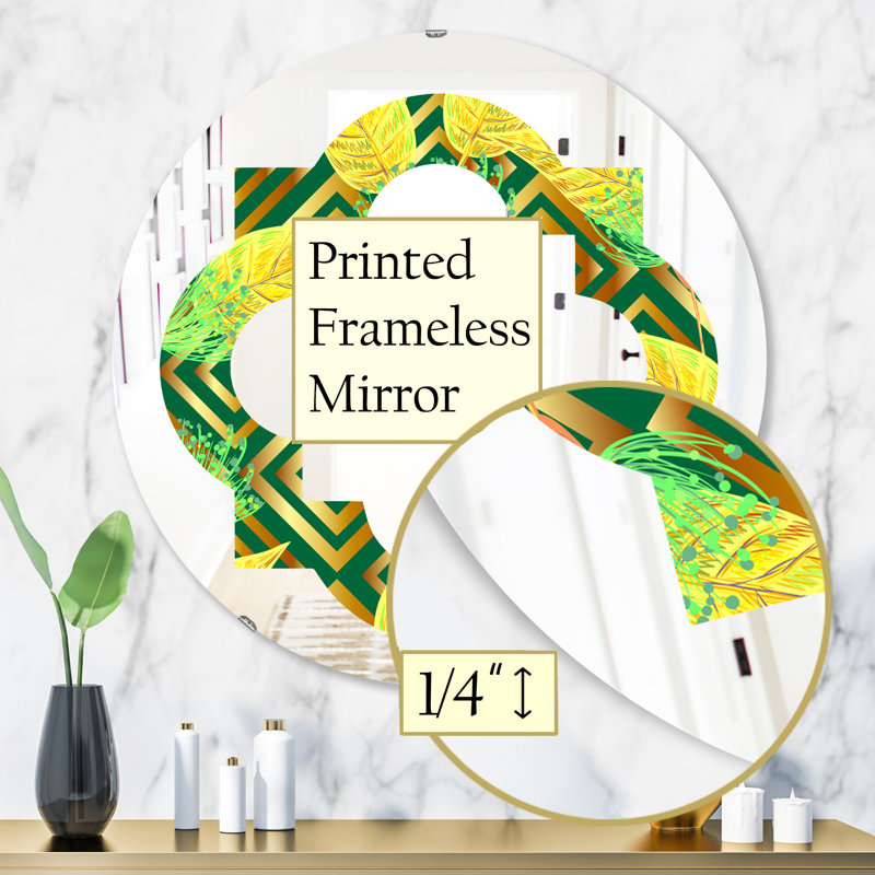 Miroir mural Whirl Circular II, H 31,5 po x l po