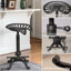 Tabouret de bar Tractor-Tabouret de bar industriel rustique-Tabouret pivotant en fonte de style campagnard-Hauteur de comptoir réglable-Très haute hauteur de pub - 22,05 à 27,95 po (ARGENT)-492837511