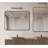 24x36 Inch Black Metal Framed Rectangular Bathrrom Mirror for Wall-1224594817