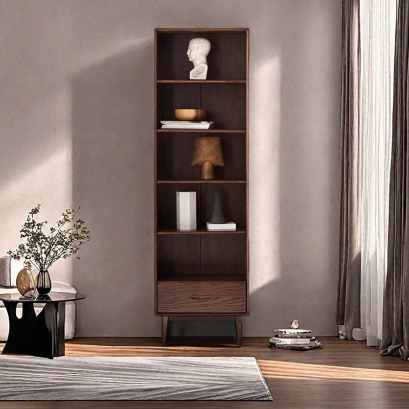 Bibliothèque moderne et classique, (5 tablettes) H 72,83 po x l 21,65 po x P 12,6 po