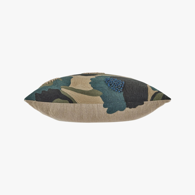 Indigo Seas Bleu Botany Pillow Cover & Insert