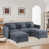 Gray Polyester Blend selected