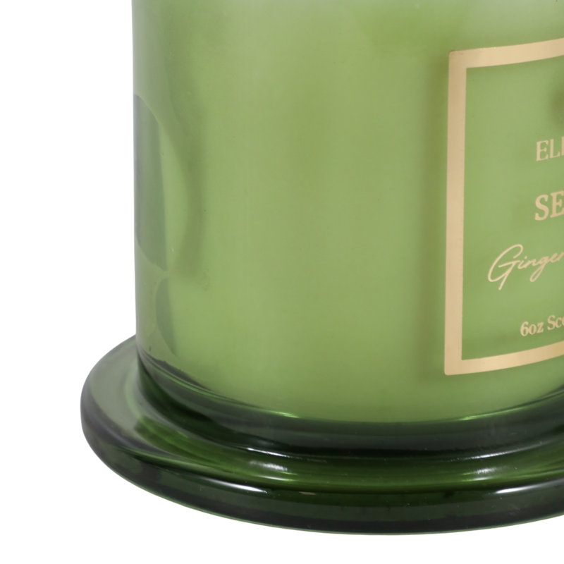 Bougie parfumée avec couvercle en verre pour décor de salon Freelon - décoration décorative pour chambre à coucher, bibliothèque ou centre de table basse