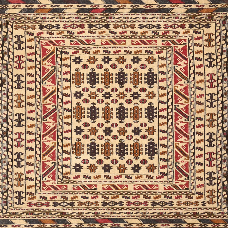Oriental Indoor Rug, Round 3'