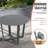 Patio Round 22”L Aluminum Side Table