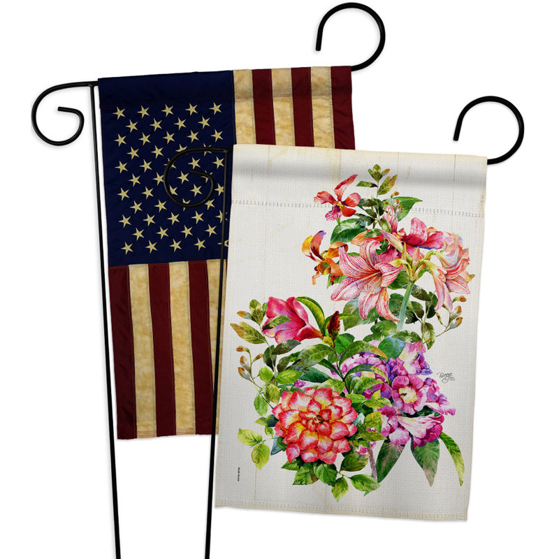 Double Sided 18.5'' H x 13'' W Polyester Garden Flag