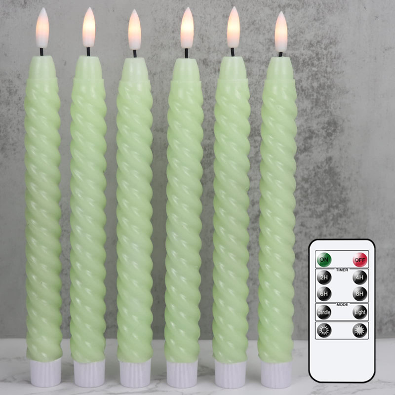 Bougies sans flamme, Vert