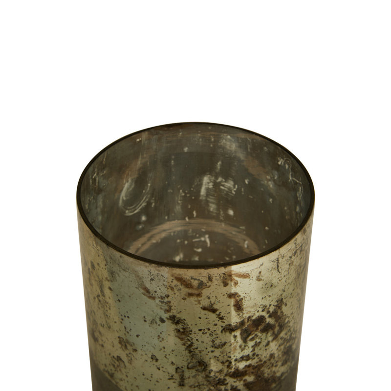 Helene Glass Table Vase, 14cm H x 10.50cm W x 10.50cm D