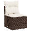 Ensemble de canapé de jardin Vidaxl blanc crème-114254003