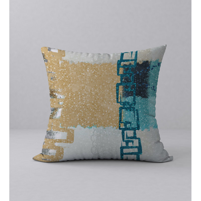 Housse de coussin décorative carrée sensible sensationnelle et insert, 18 po x 18 po