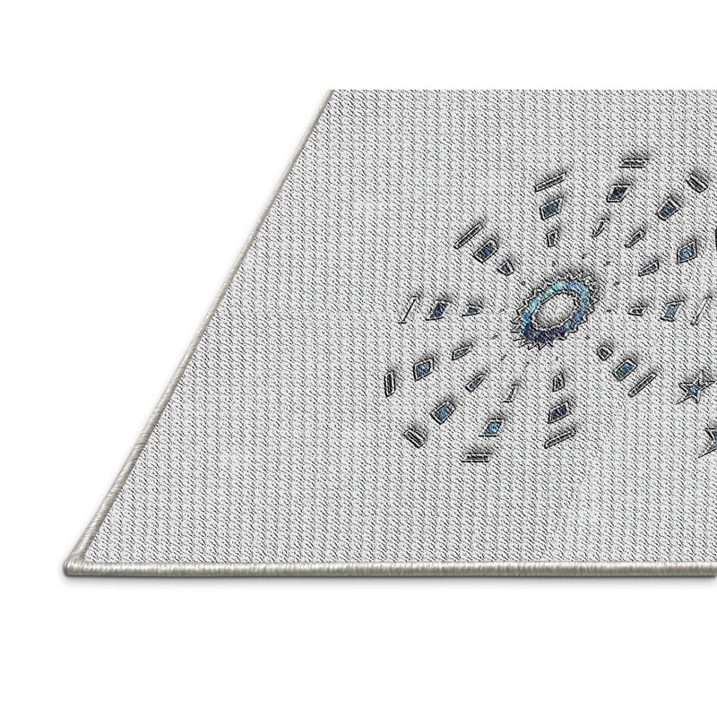 Tapis gris, Rectangle 5 pi x 7 pi