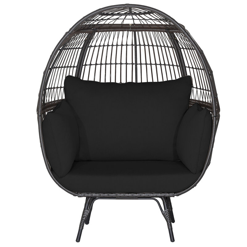 Fauteuil à œufs avec support Corrian, Bleu