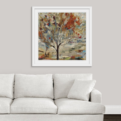 « Red Bird Tree », reproduction d'art Aniha, Tolya