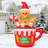 Christmas Inflatables 6 Ft Inflatable Gingerbread Man Sitting In Hot Cocoa Mug Scene With Built-in Leds