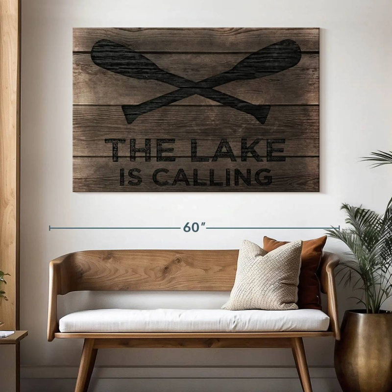 Senne Lake Is Calling, 34" H x 51" W
