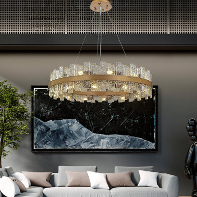 Modern 16-lights Dimmable Chandelier