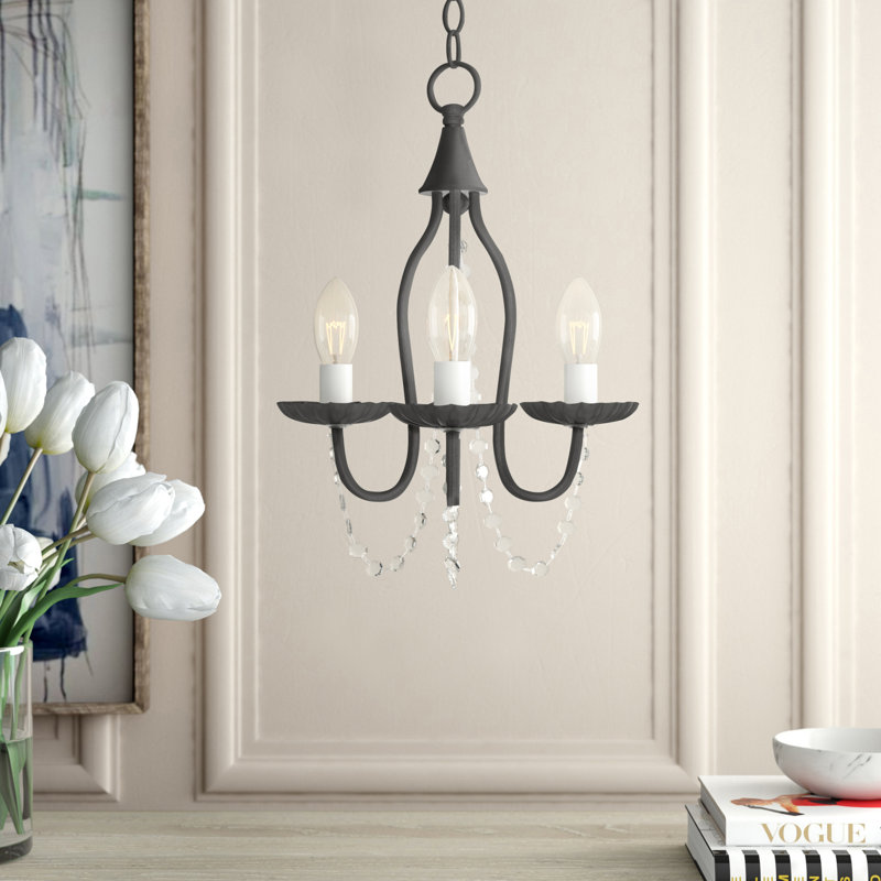 Lustre 3 lumières façon bougie Burvale